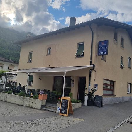 Ristorante Pizzeria Al Posta, Con Alogio Hotel Malvaglia ภายนอก รูปภาพ